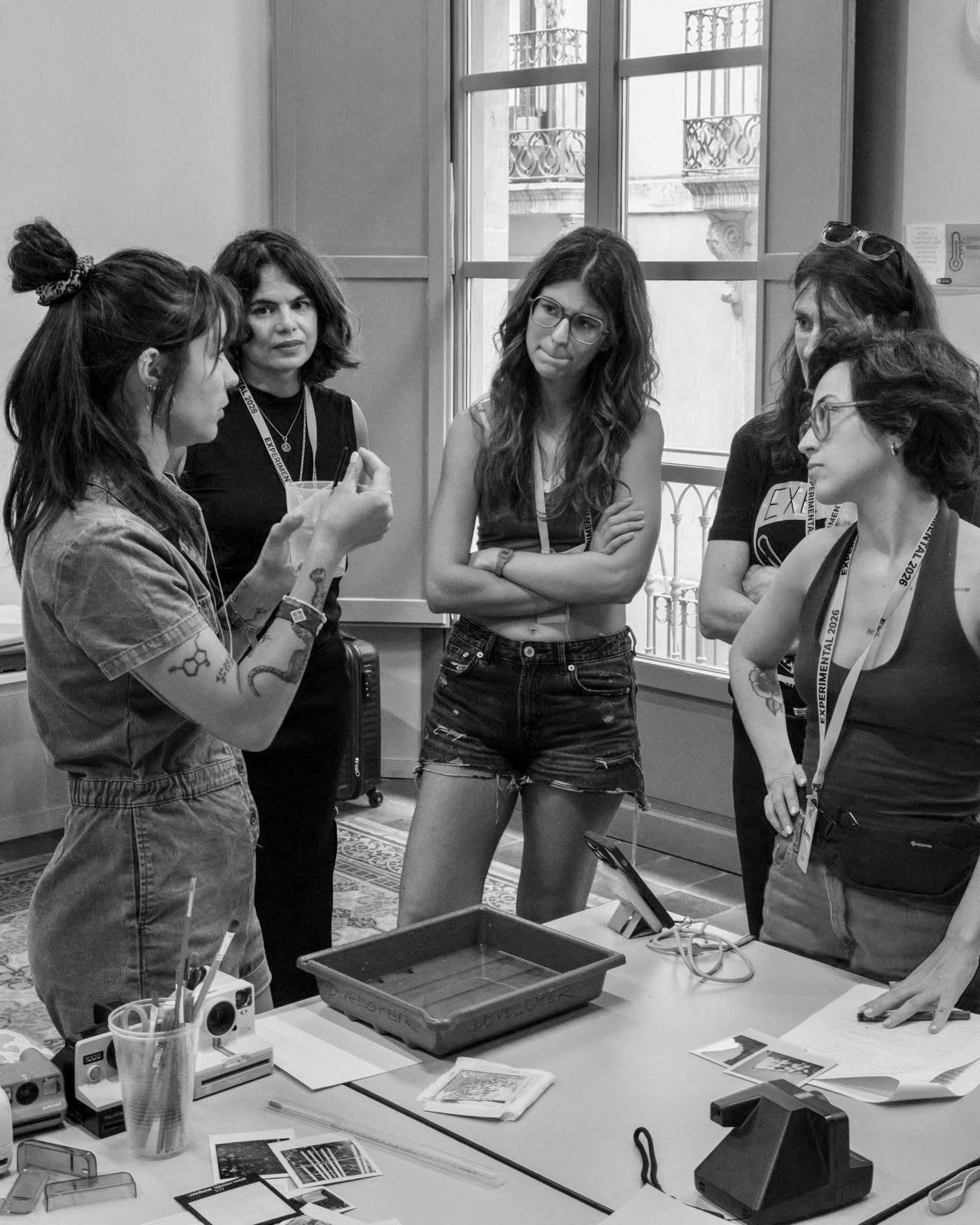 Taller de Polaroid Emulsion Lift · Barcelona · Macarena Stipetic